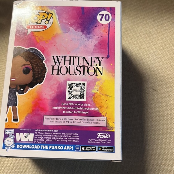 New Funko Pop Whitney Houston Collectable - Picture 2 of 2